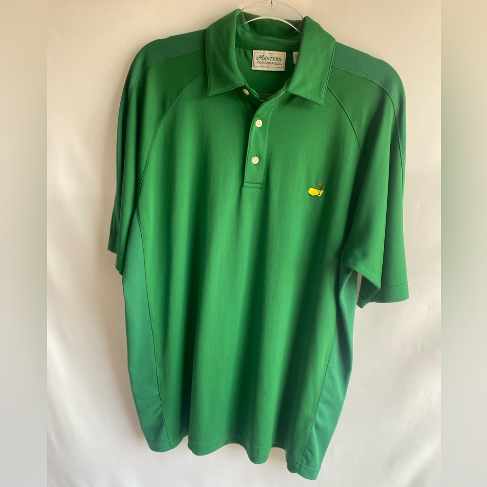 Master Performance Polo Men’s Size L Solid Green